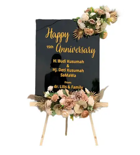 Papan Bunga Akrilik Keponggok