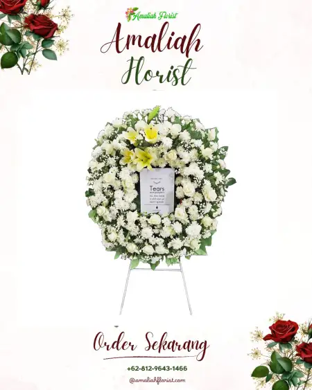 Krans Bunga Duka Keponggok